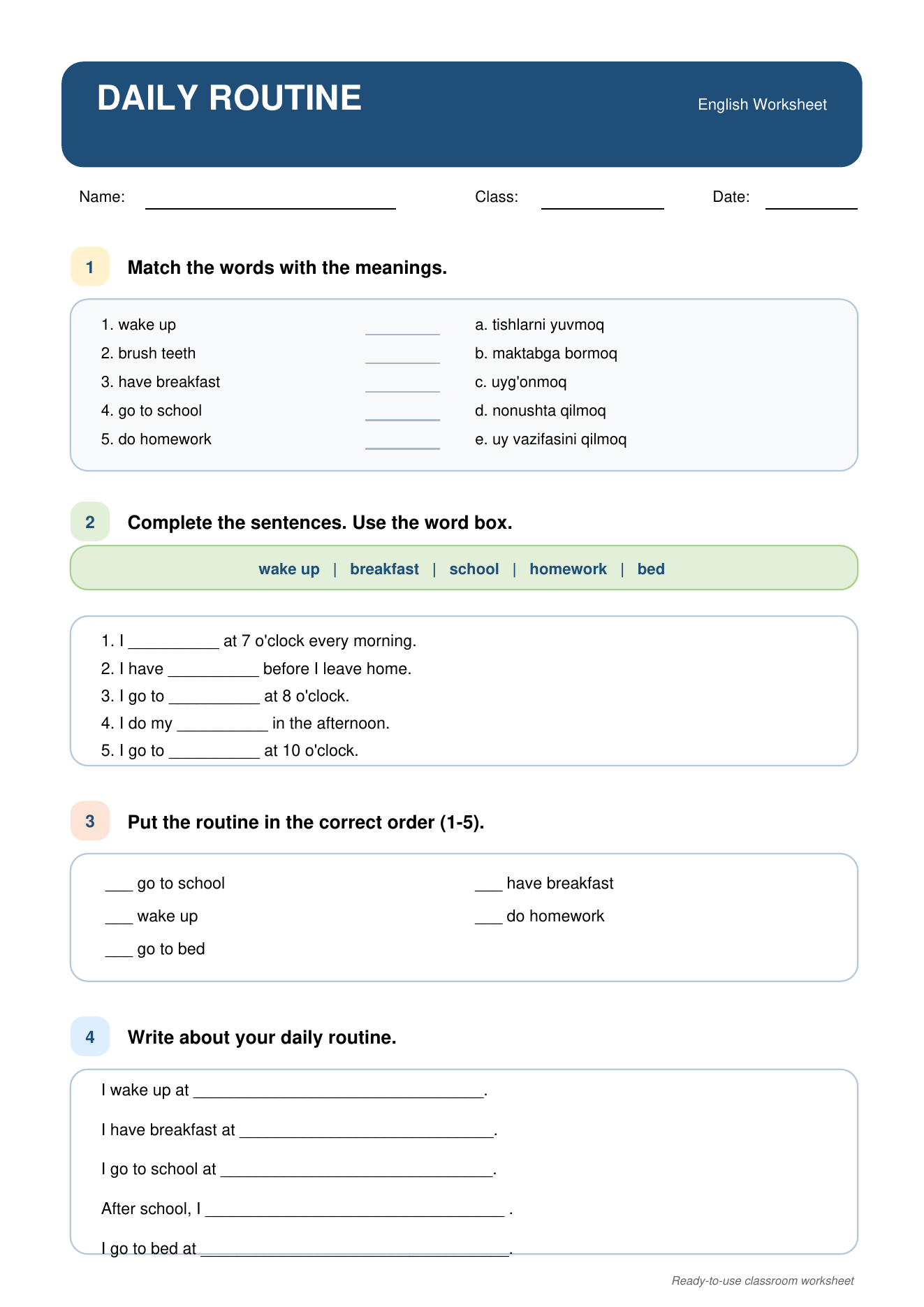 Worksheet MMA97